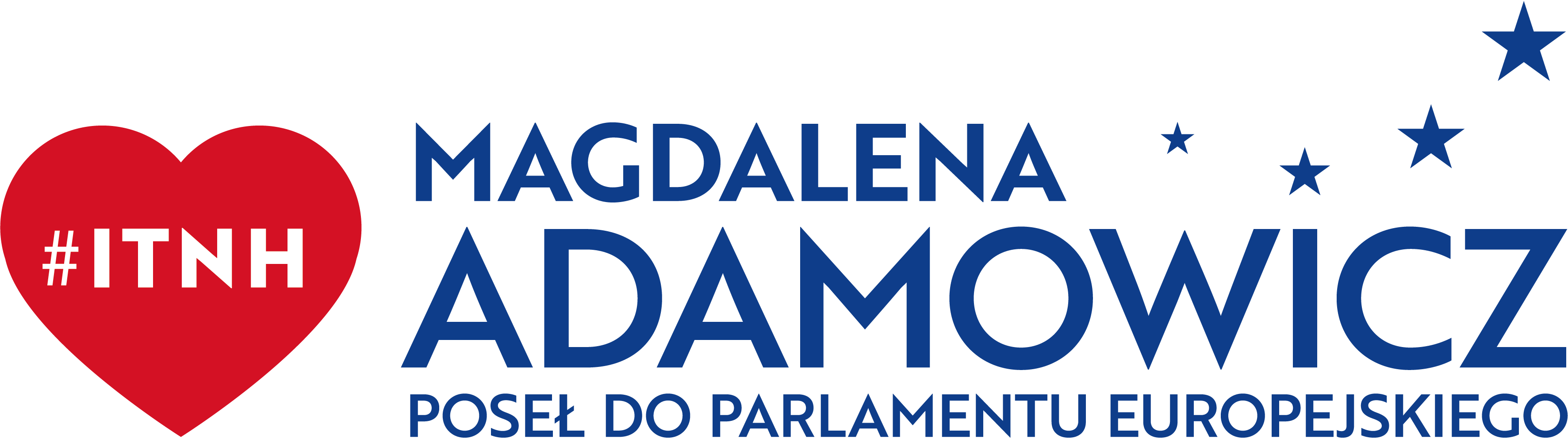 Logo Magdaleny Adamowicz, posłanki do Parlamentu Europejskiego